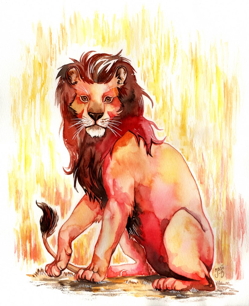 Original Painting - Lion King